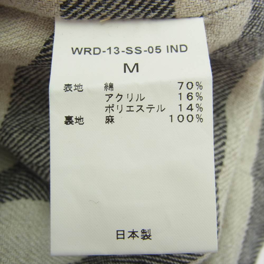 WEIRDO ウィアード 13SS WRD-13-SS-05 ロゴワッペン デニム ベスト ネイビー系 M【中古】