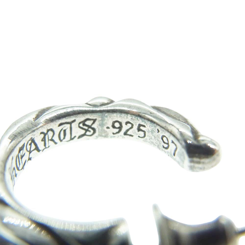 CHROME HEARTS クロムハーツ(原本無) HOOP SCROOL 1 スクロール フープ ピアス シルバー系【中古】
