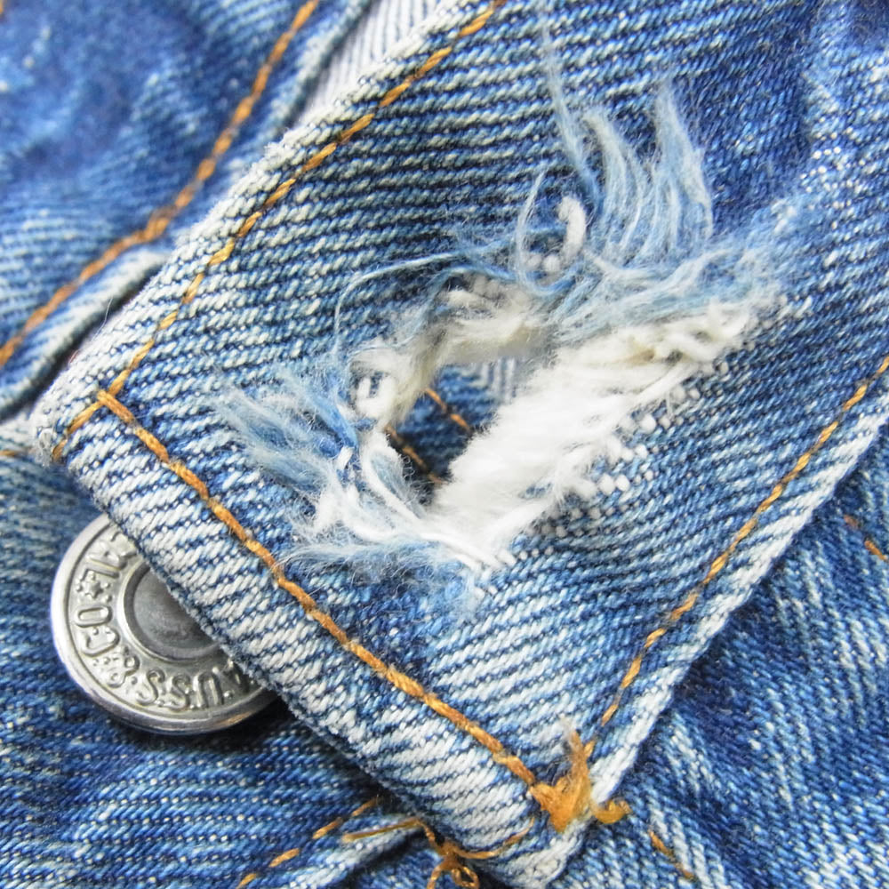 Levi's リーバイス 00s バレンシア製 USA製 501XX ストレート デニム パンツ インディゴ ボタンフライ ボタン裏刻印555 インディゴブルー系 31【中古】