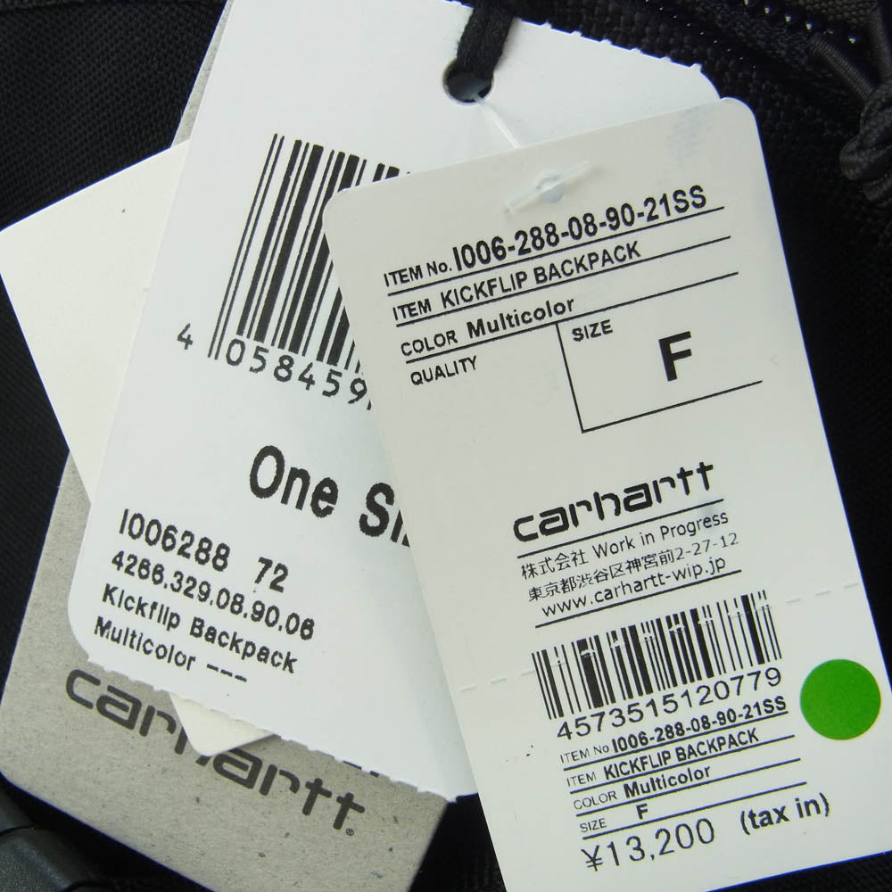 Carhartt カーハート KICKFLIP BACKPACK キックフリップ バックパック リュック カモフラ カーキ系 マルチカラー系【新古品】【未使用】【中古】