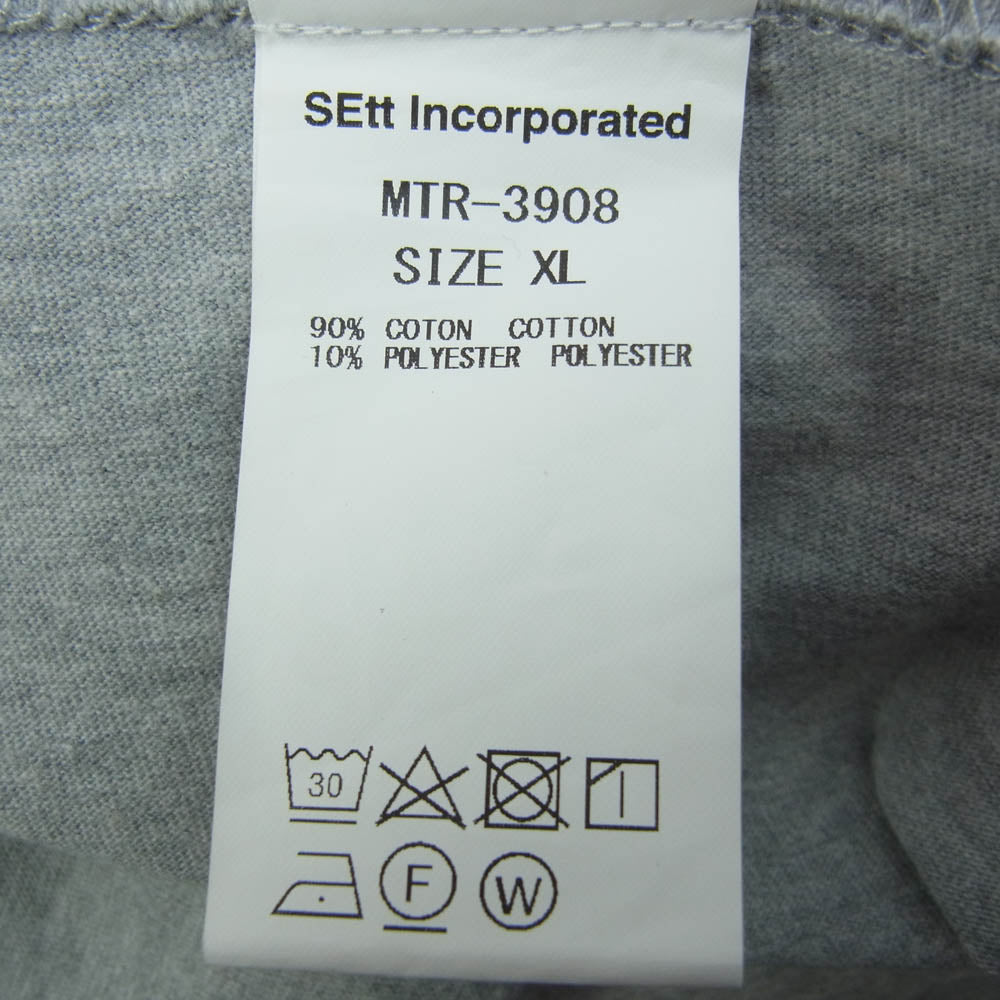 MOUNTAIN RESEARCH マウンテンリサーチ 24SS Thoreau ソロー フロント プリント Tシャツ 半袖 カットソー グレー グレー系 XL【中古】