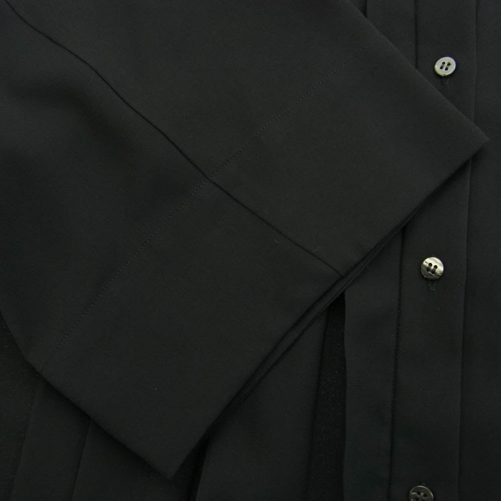 ENFOLD エンフォルド 300GS230-2530 Half sleeve shirt ハーフ スリーブ シャツ ワンピース ブラック系 38【美品】【中古】