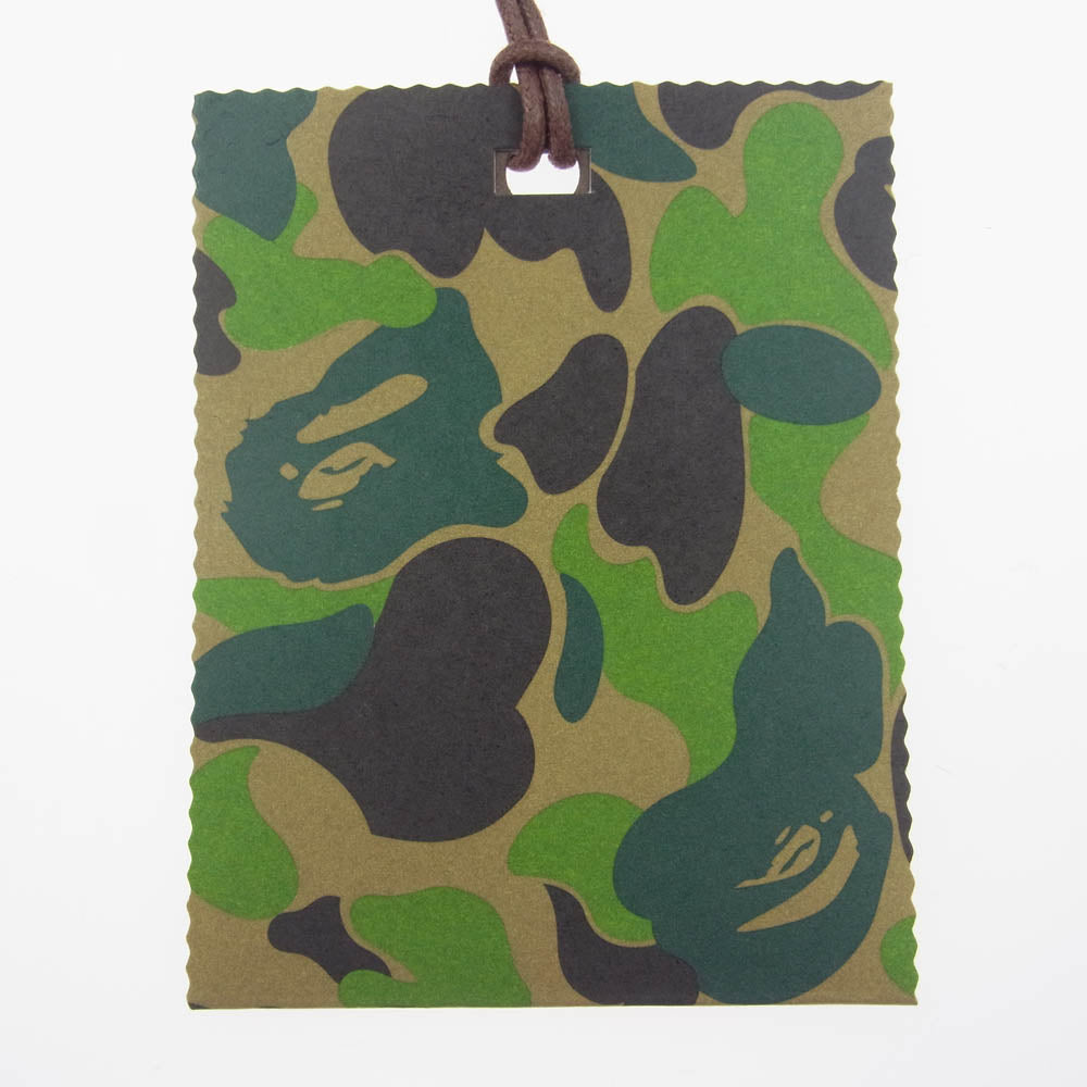 A BATHING APE アベイシングエイプ BAPE ボア ワッペン ニットキャップ ブラック ブラック系 F【中古】