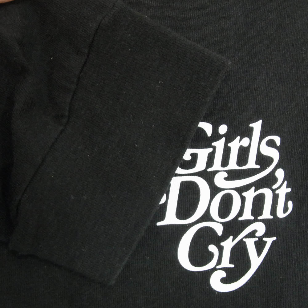 HUMAN MADE ヒューマンメイド 20AW XX20CS003 × GirlsDon'tCry ガールズドントクライ 長袖 Tシャツ カットソー ロングスリーブ ブラック系 L【中古】