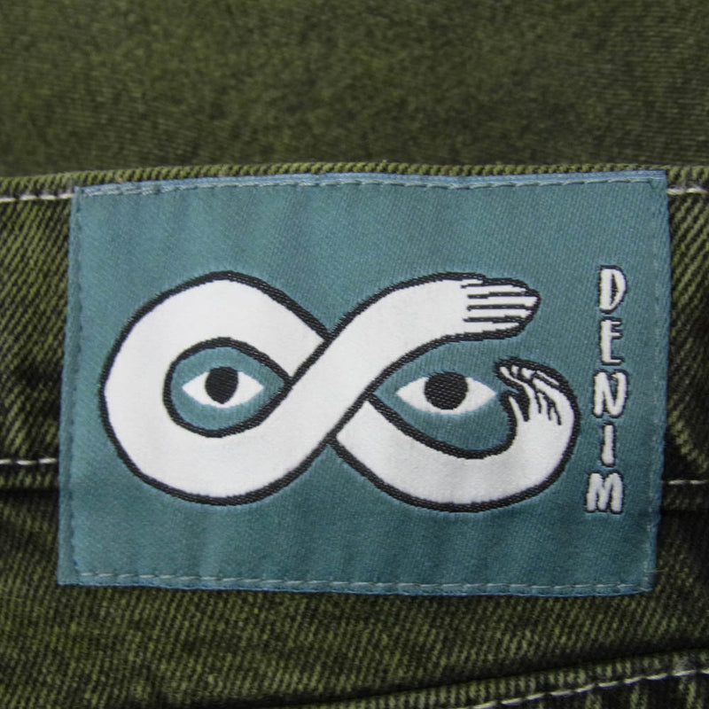Earl skateboards デニム グリーン Green earl skateboards デニムGreen 緑S