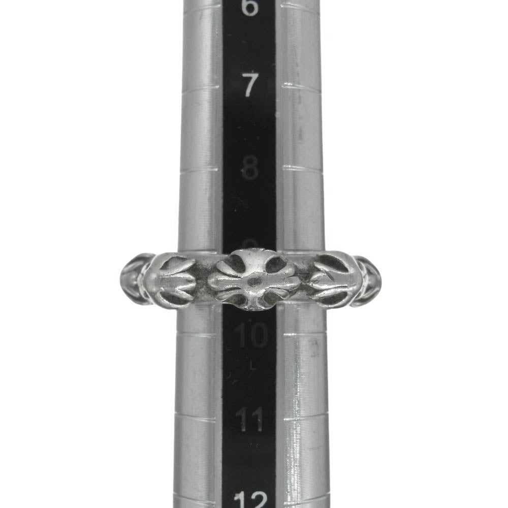 CHROME HEARTS クロムハーツ(原本無) CROSS BAND RING クロスバンド リング シルバー系 9号【中古】