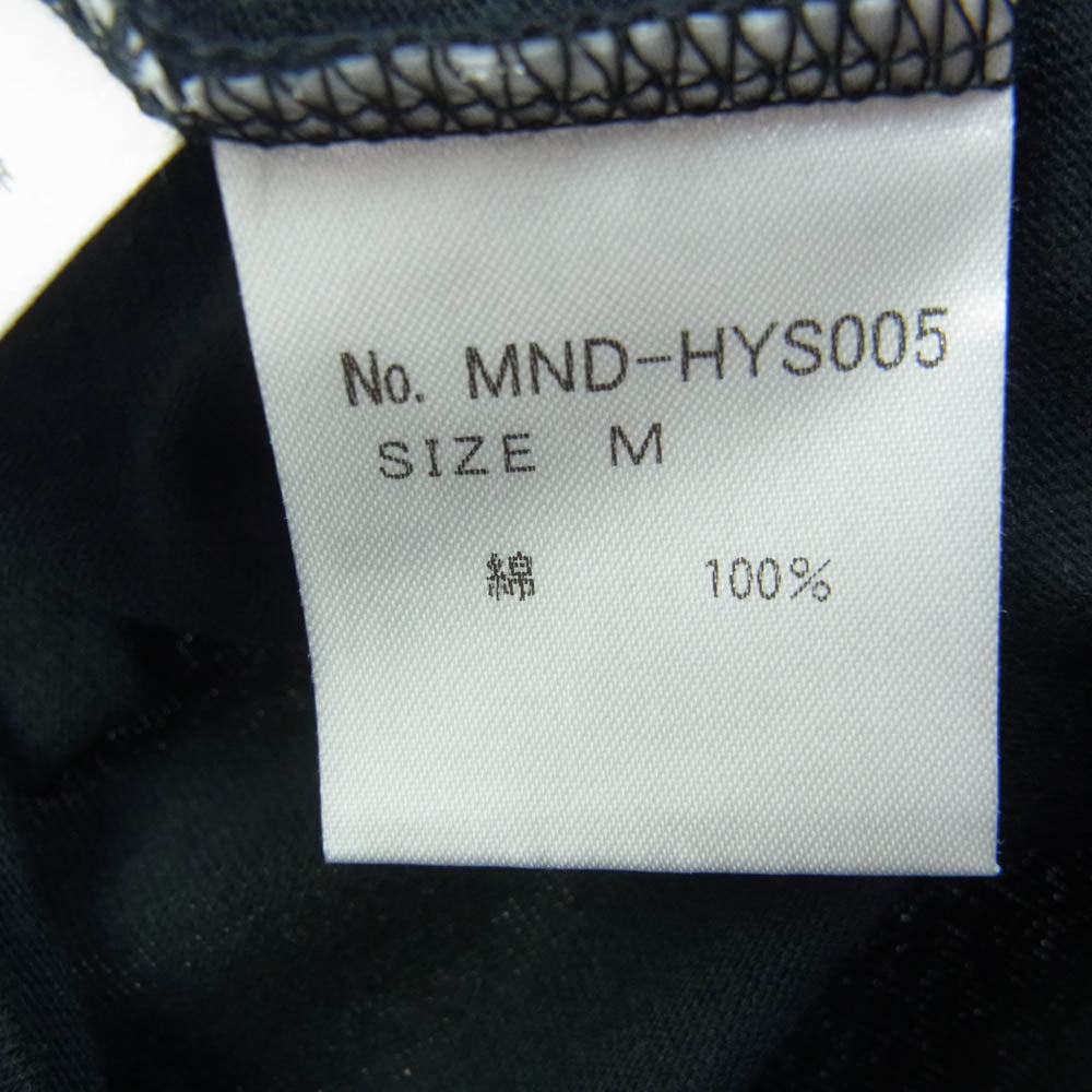 HYSTERIC GLAMOUR ヒステリックグラマー 24AW MINEDENIM マインデニム MND-HYS005 T-SH クルーネック プリント 半袖 Tシャツ ブラック系 M【極上美品】【中古】