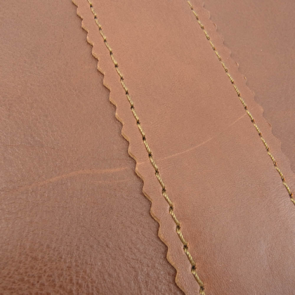 HERZ ヘルツ オールレザー レディーストートバッグ ブラウン系【中古】