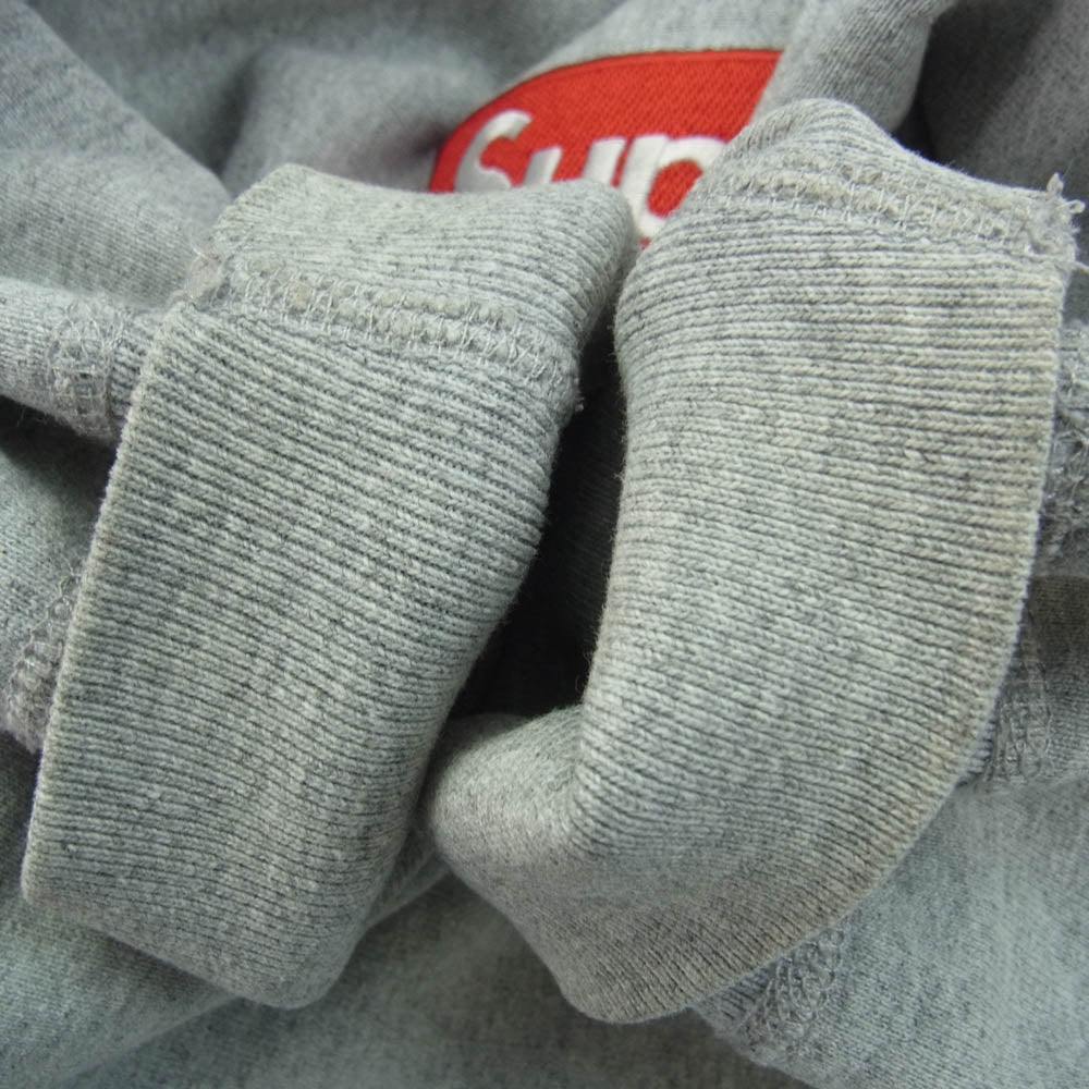 Supreme シュプリーム 16AW Box Logo Hooded Sweatshirt ボックスロゴ フーディー パーカー ヘザーグレー グレー系 S【中古】