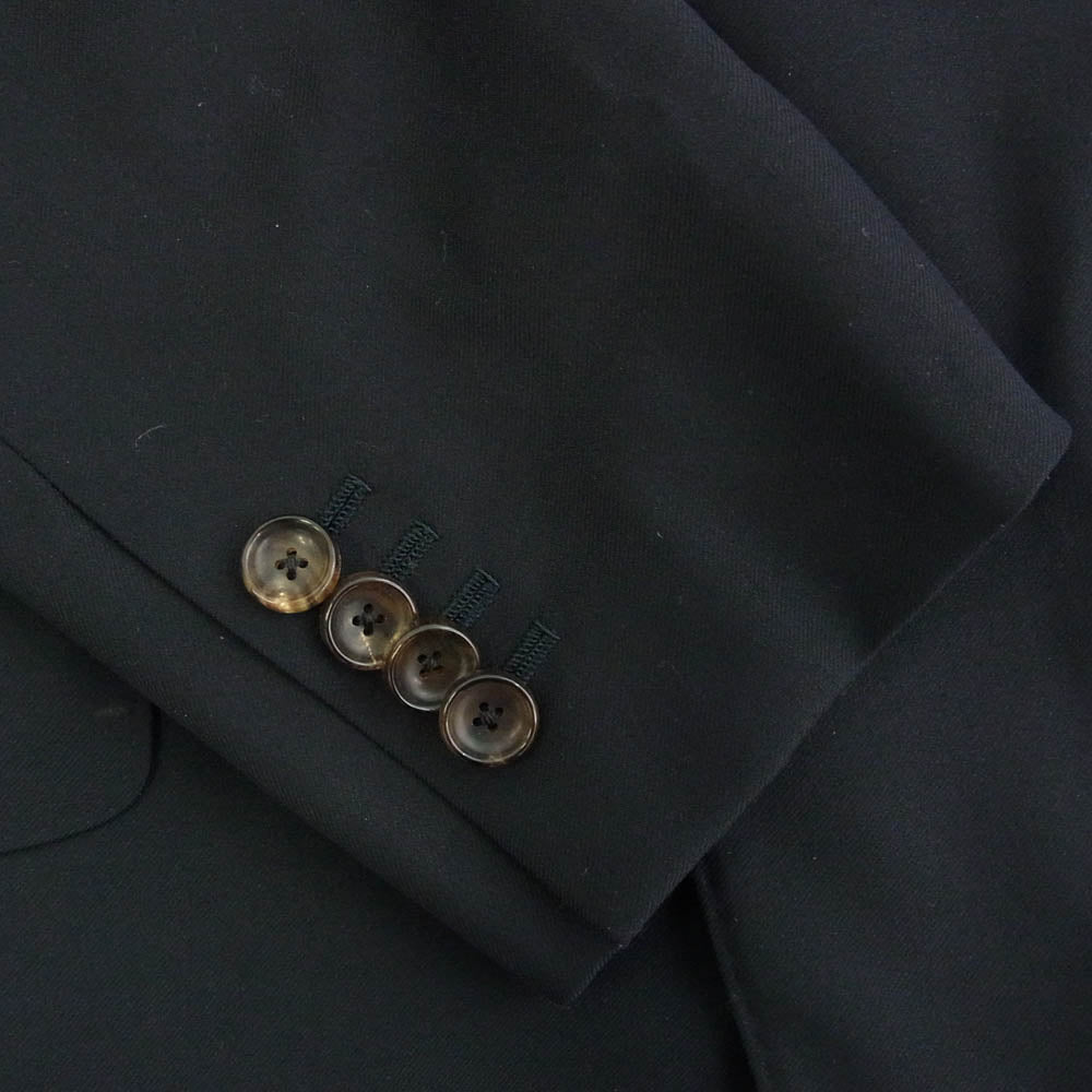 ボリオリ イタリア製 スーツ セットアップ テーラード ジャケット テーパード スラックス パンツ ブラック系 44【中古】