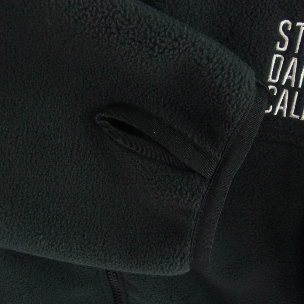 STANDARD CALIFORNIA スタンダードカリフォルニア SD FLEECE JACKETロゴ刺繍フリース ジップアップ ジャケット ブラック系 M【中古】