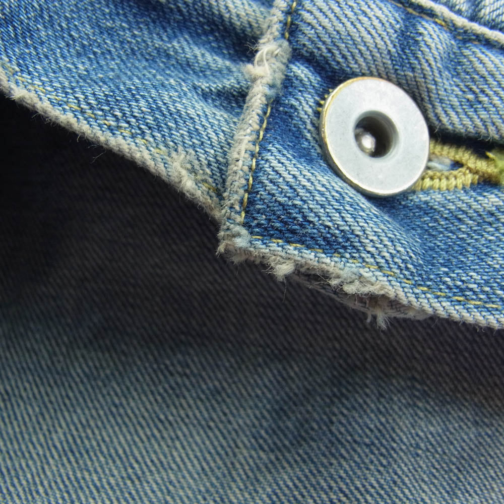 marka マーカ 24SS M24A-04BL21C TYPE1 DENIM JACKET USED WASHED ユーズドウォッシュ加工 デニム ジャケット インディゴブルー系 1【中古】