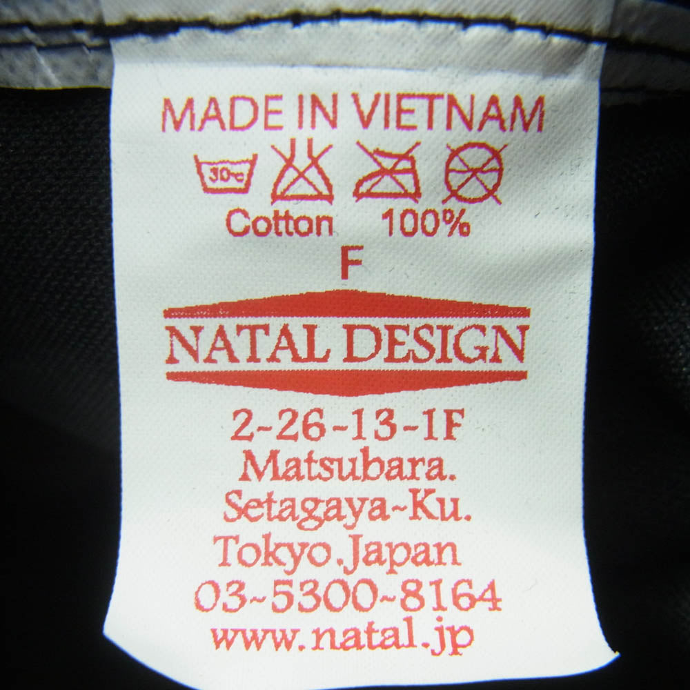 NATAL DESIGN ネイタルデザイン デニム キャップ 帽子 コットン ベトナム製 インディゴブルー系 F【中古】