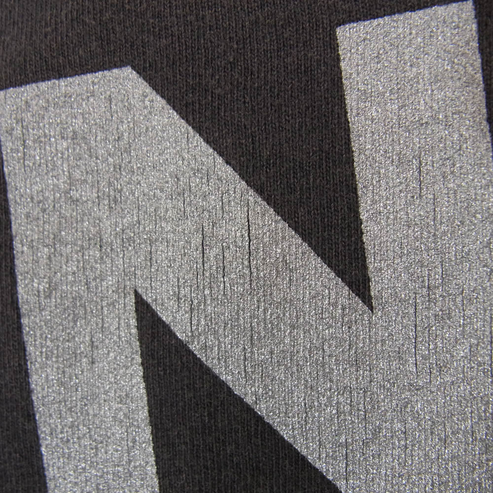 SAINT MICHAEL セントマイケル 24SS SM-YS8-0000-C24 EV_SS TEE/NEON GNSIS/BLACK EVANGELION エヴァンゲリオン ヴィンテージ加工 プリント 半袖 クルーネック Tシャツ ブラック系 XL【新古品】【未使用】【中古】