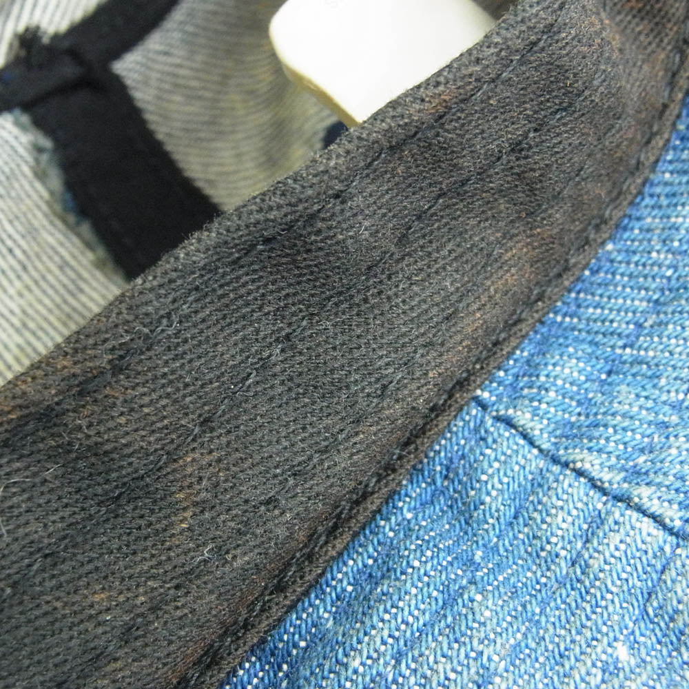 Supreme シュプリーム 24SS Chino Twill Crusher Dirty Indigo チノ ツイル クラッシャー ハット 帽子 M/L【中古】