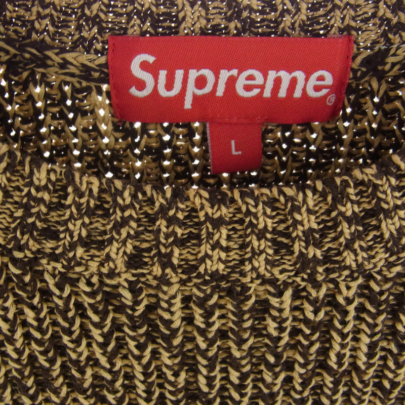 Supreme シュプリーム 21AW Melange Rib Knit Sweater メランジリブ 