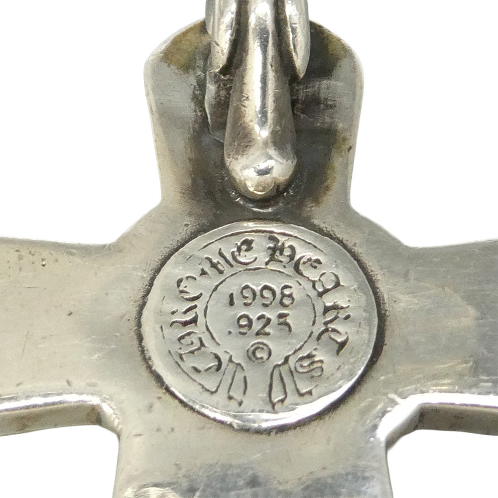 CHROME HEARTS クロムハーツ(原本無) VULCAN CROSS SM スモール バルカンクロス ペンダントトップ シルバー系【中古】