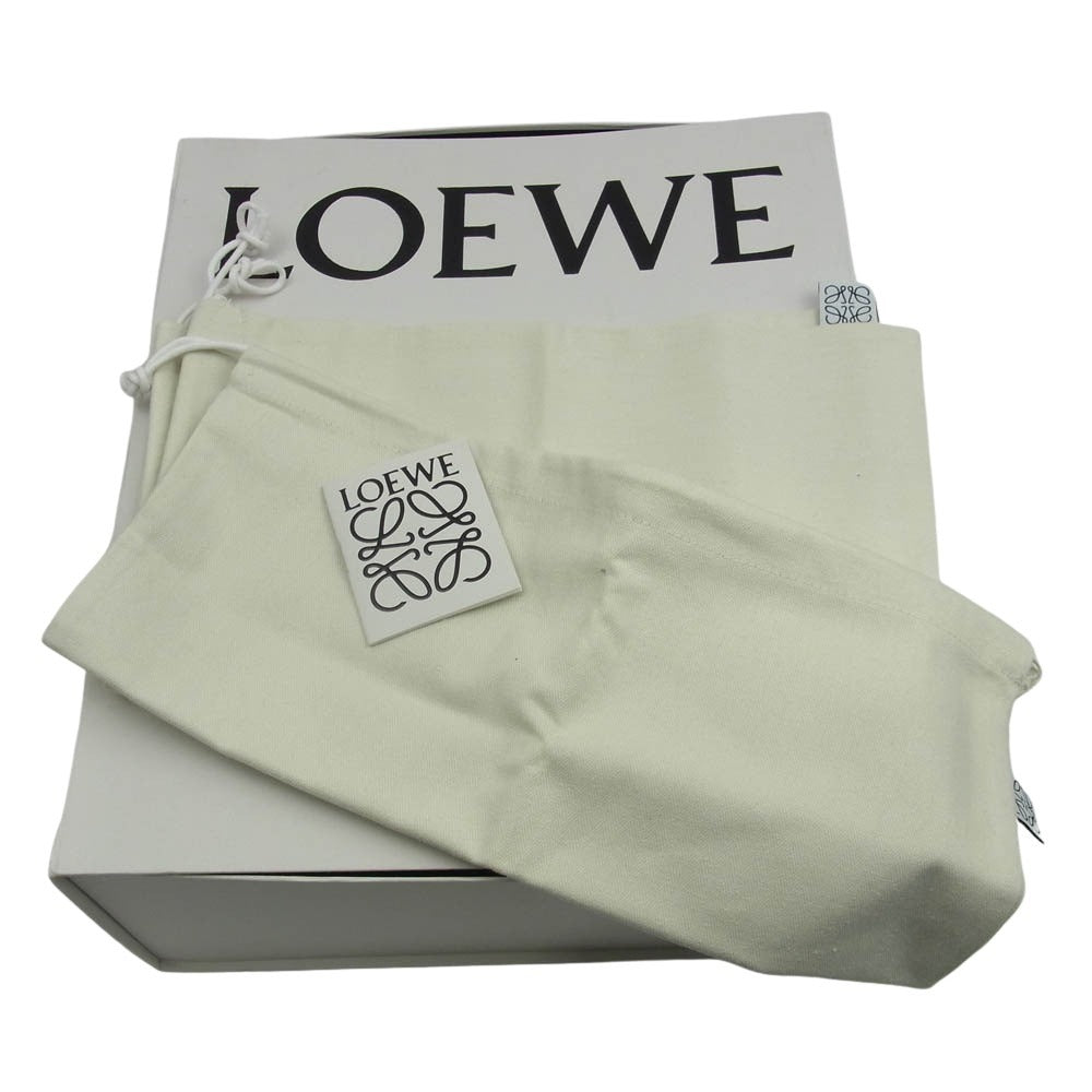 LOEWE ロエベ サイドゴア チェルシー ブーツ ブラック系 41【中古】