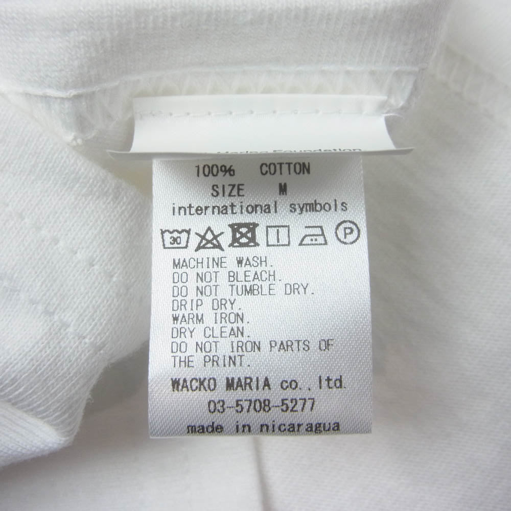 WACKO MARIA ワコマリア KEITH HARING キース へリング 半袖 Tシャツ ホワイト系 M【中古】