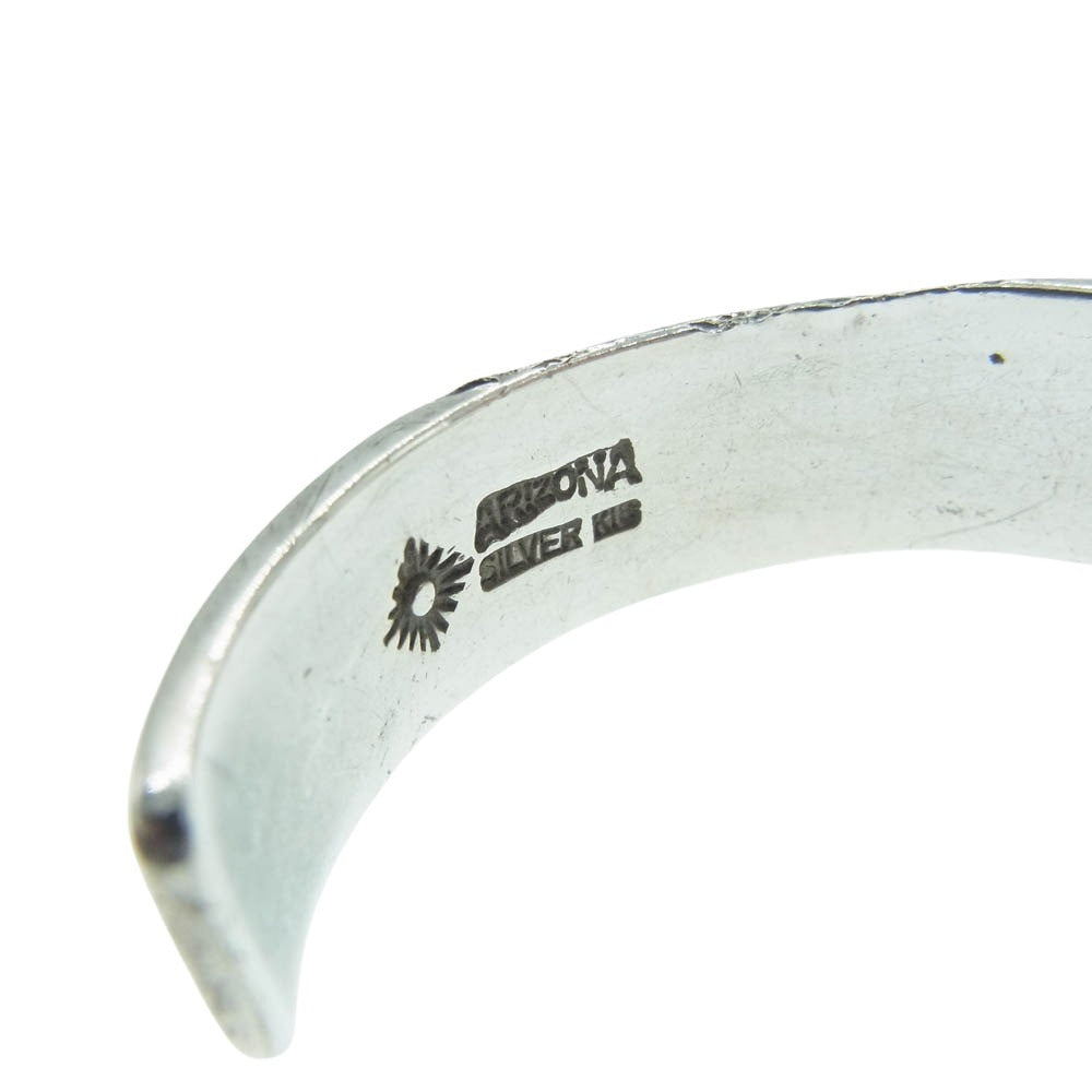 ARIZONA FREEDOM アリゾナフリーダム B-26b K18太陽神 唐草 12mm幅 バングル シルバー系【中古】