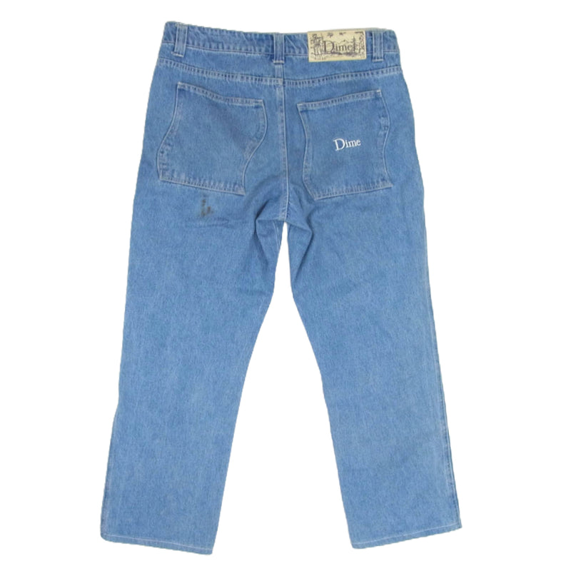 ダイム ストレート デニム パンツ インディゴブルー系 M【中古