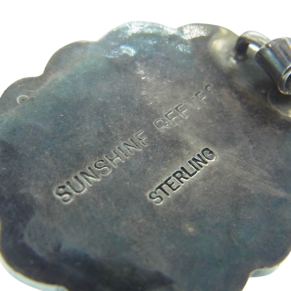 SUNSHINE REEVES サンシャインリーブス ターコイズ ペンダント トップ ライトブルー系 シルバー系【中古】