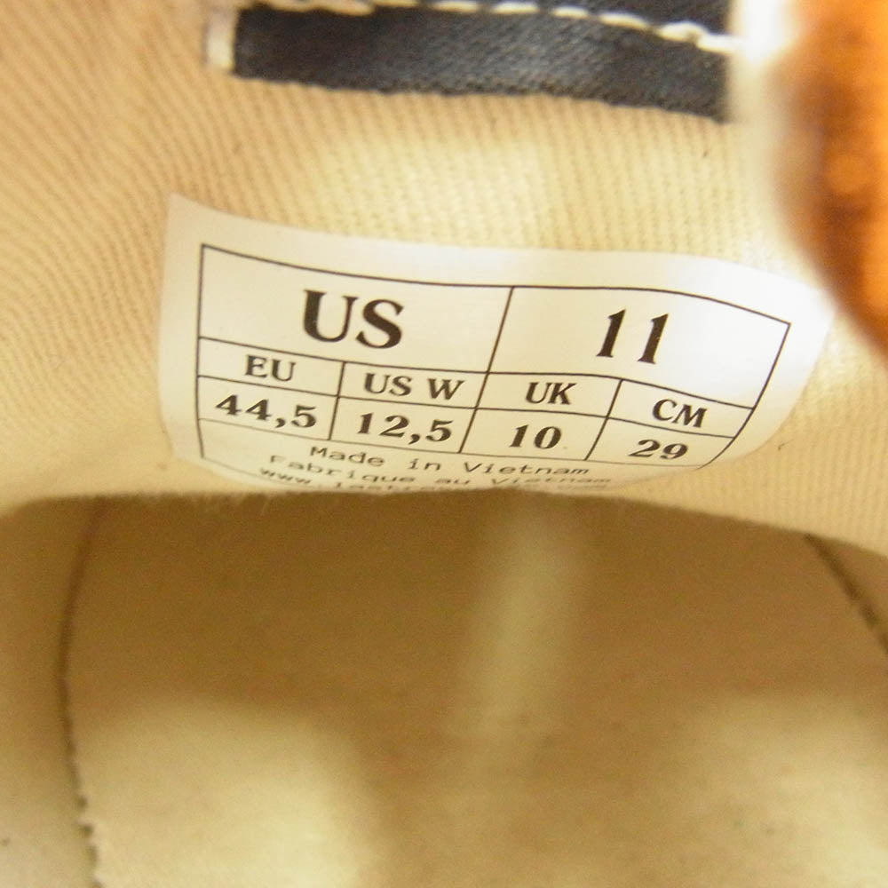 ラストリゾート エービー VM003 スエード ローカット スニーカー オレンジ系 ライトブラウン系 29cm【中古】