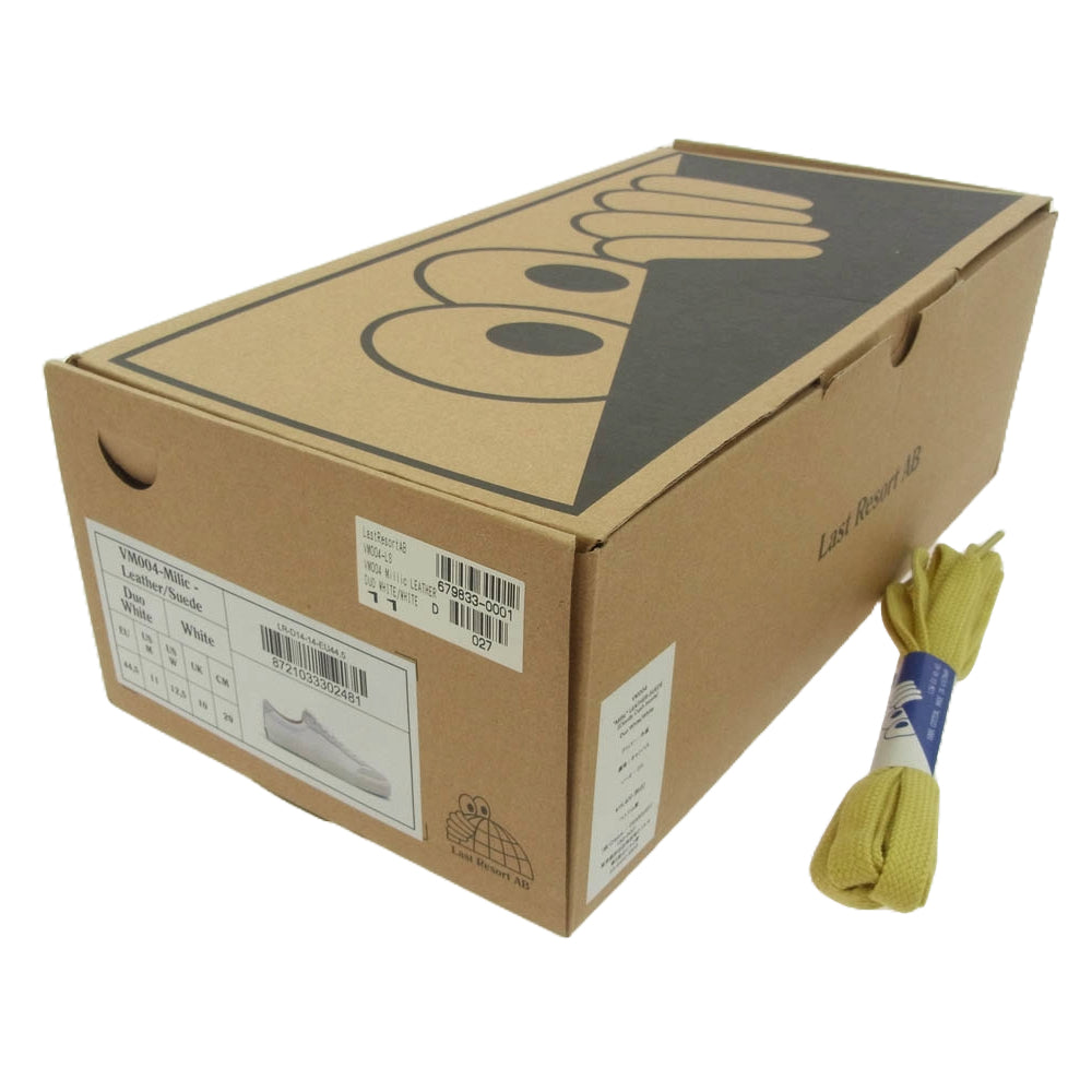 ラストリゾート エービー VM004 Millic レザー スエード スニーカー ホワイト系 29cm【中古】