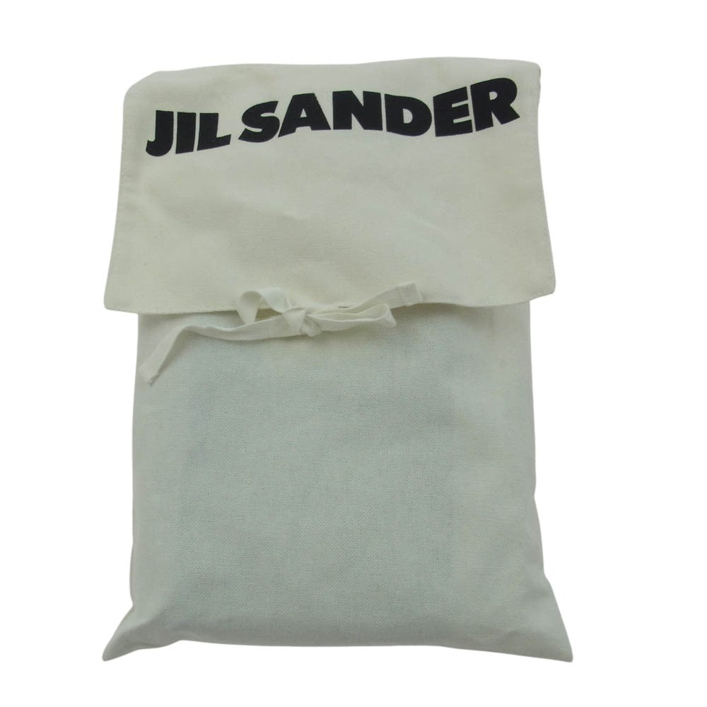JIL SANDER ジルサンダー Tangle タングル スモール レザー ショルダー バッグ ブラック系【美品】【中古】