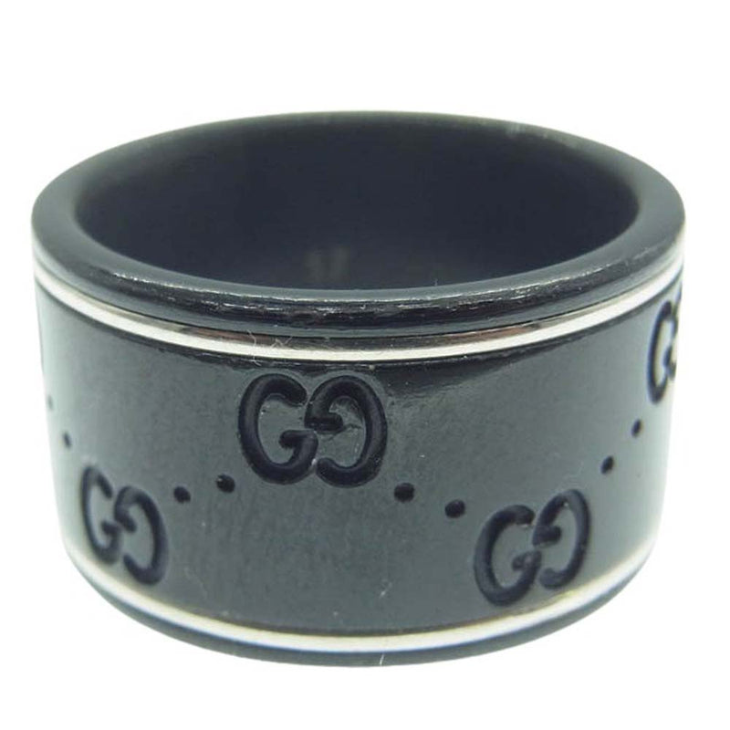 GUCCI 購入 アイコンリング ブラック 16号 16号】グッチ GUCCI メンズ