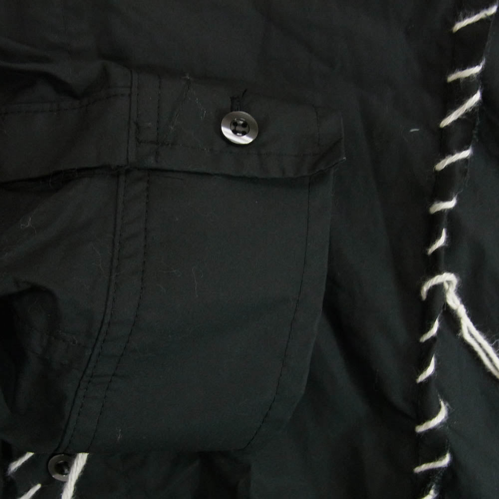 DISCOVERED ディスカバード DOCKING WIDE LOOPING SHIRT ルーピング加工 長袖シャツ ブラック系 1【中古】
