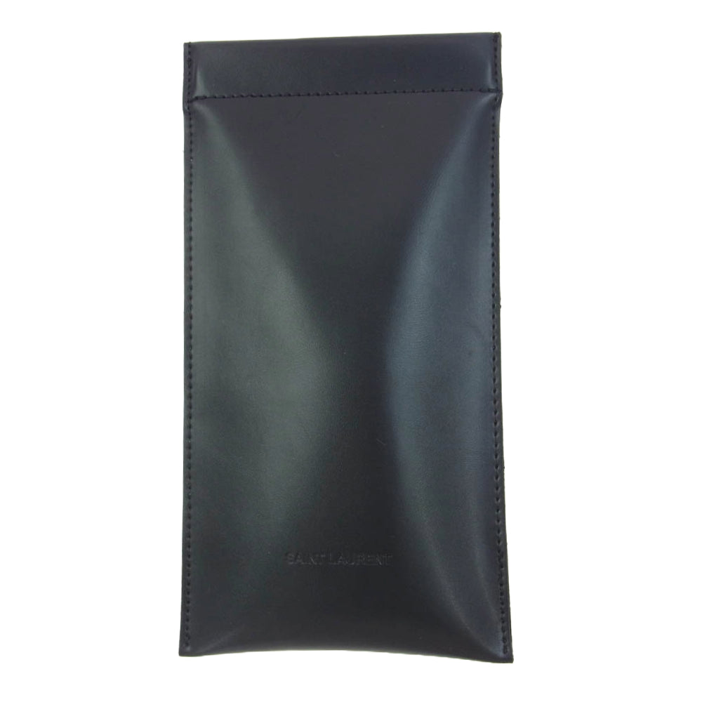 SAINT LAURENT サンローラン SL318 スクエア サングラス アイウェア ブラック系【中古】