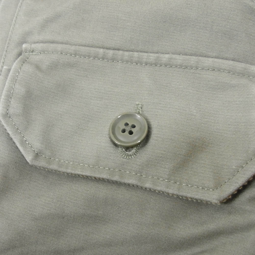 Engineered Garments エンジニアードガーメンツ SHOULDER VEST サテン ワンショルダー 片側 ベスト カーキ系 サイズ表記無【中古】