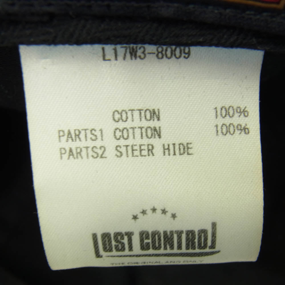 LOST CONTROL ロストコントロール Umpire Cap アンパイア キャップ 帽子 ブラック系【中古】