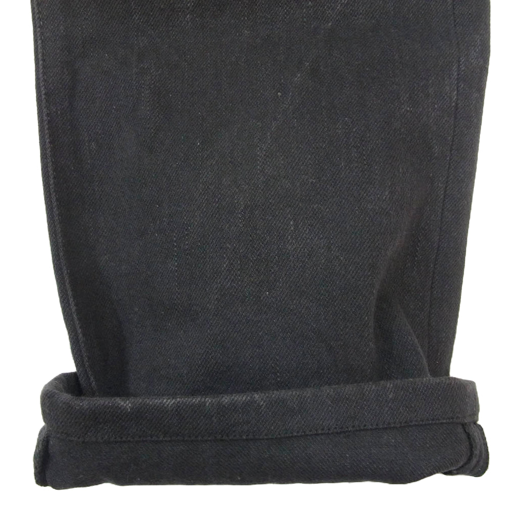 LOST CONTROL ロストコントロール MS8-PT04 ポケット口レザー切替 ブラックデニム パンツ ジーンズ ブラック系 30【中古】