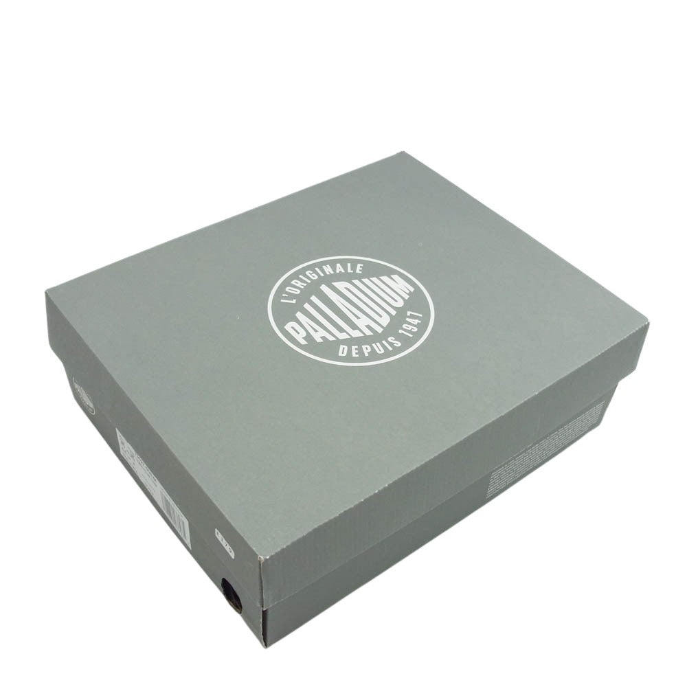 パラディウム 79027 008 PAMPA LITE+ WP+ LTH ZIP ジップ ブーツ スニーカー ブラック系 24.5cm【極上美品】【中古】