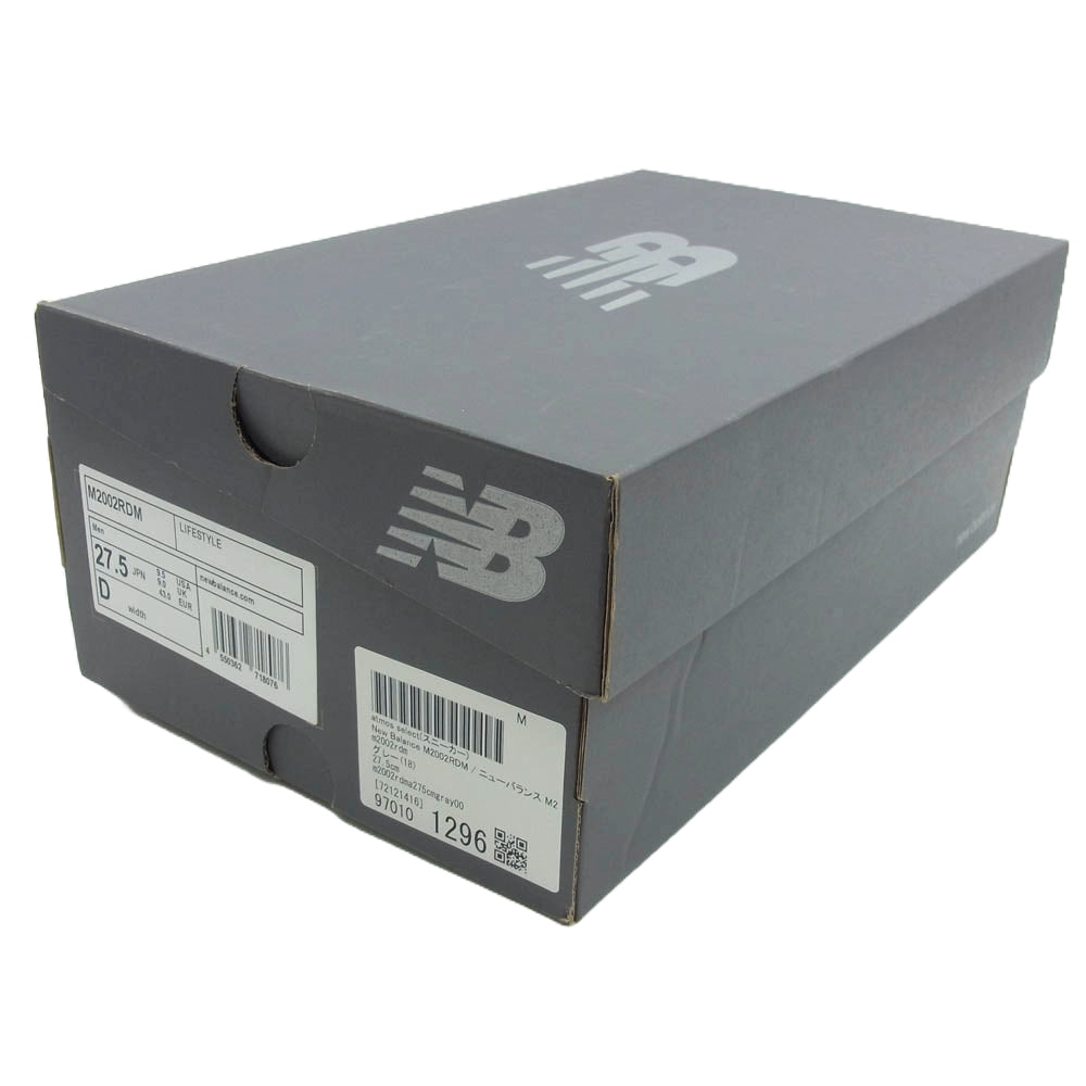 NEW BALANCE ニューバランス M2002RDM ローカット スニーカー グレー系 27.5cm【中古】