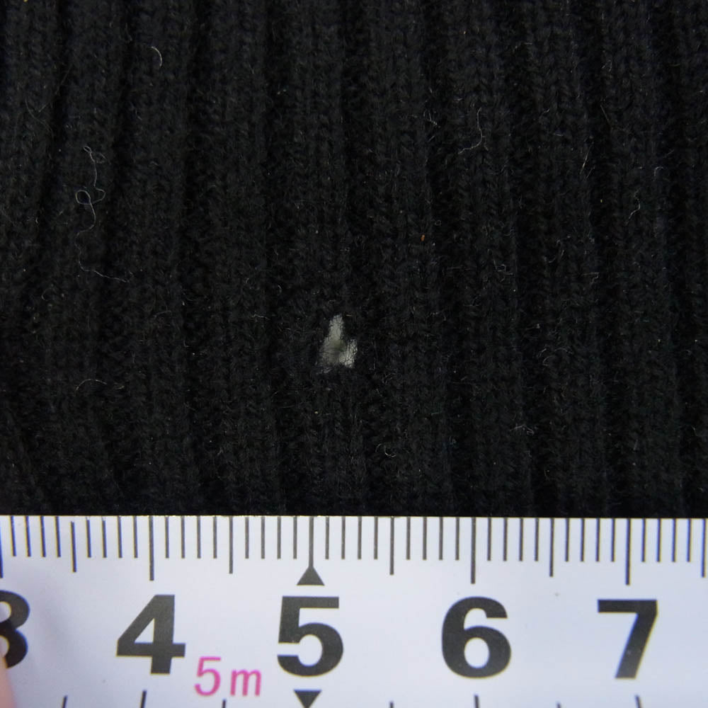 タン 21AW TN21AW003 フロントカットデザイン コンビネーション ニット トップス ブラック系 FREE【中古】