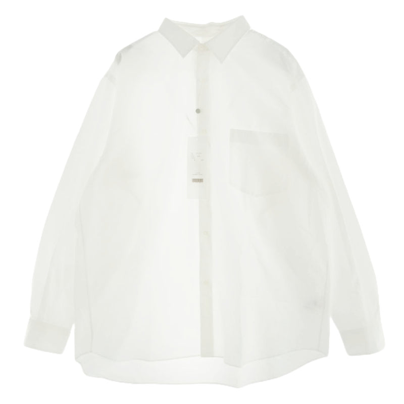 COMOLI コモリ 23SS X01-02001 コモリシャツ 長袖 コットン シャツ 