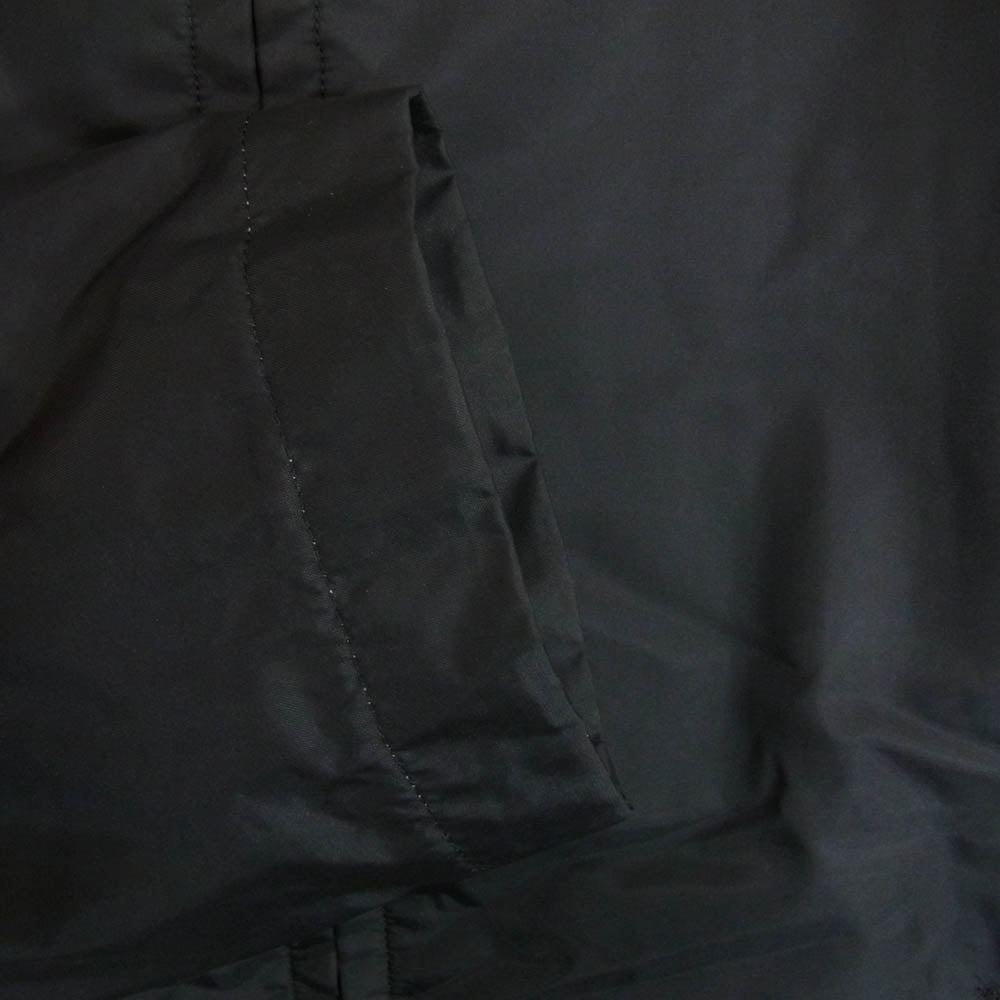 BLACK COMME des GARCONS ブラックコムデギャルソン 1O-J010 バックロゴ ジップ ナイロン コーチ ジャケット ブラック系 XS【中古】