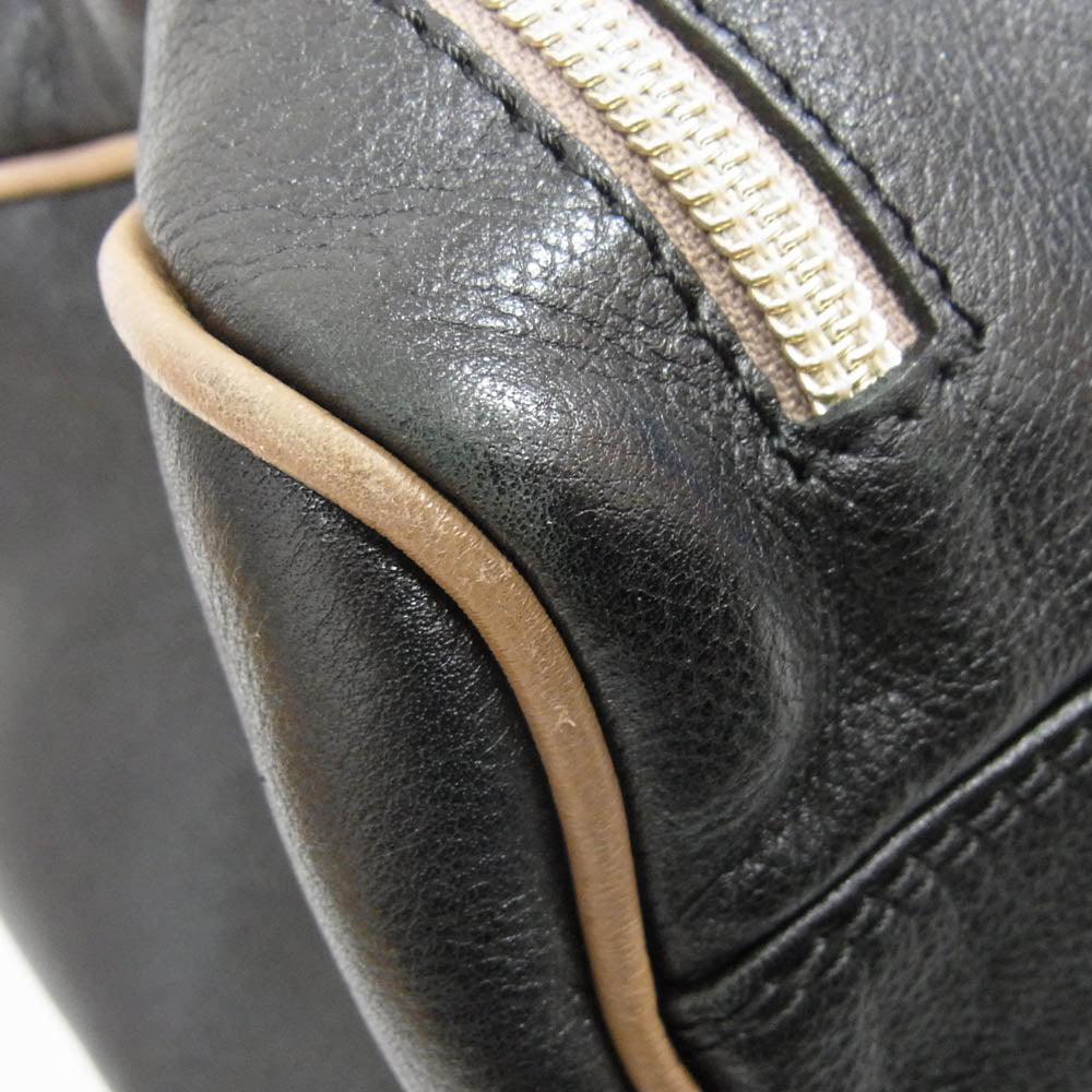 SEE BY CHLOE シーバイクロエ ダブルジップ ハンド バッグ ブラック系【中古】