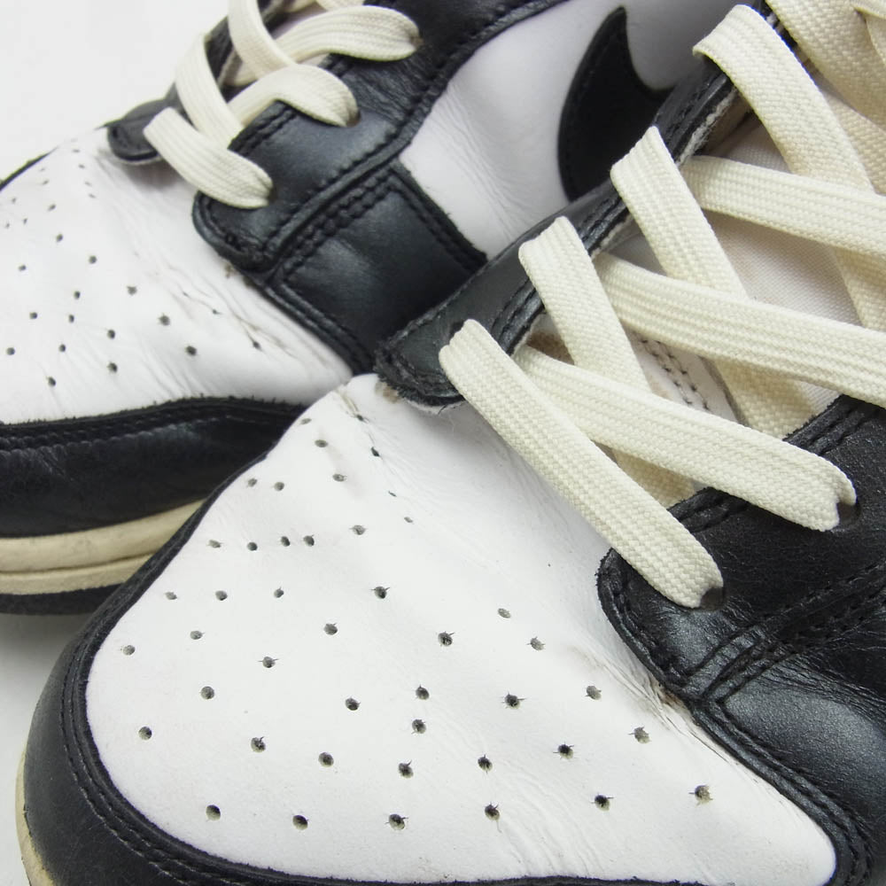NIKE ナイキ FQ8899-100 Women's ウィメンズ Dunk Low ダンク ロー PRM Vintage Black and White Panda ヴィンテージ ブラック アンド ホワイト パンダ スニーカー ブラック系 ホワイト系 28.5cm【中古】