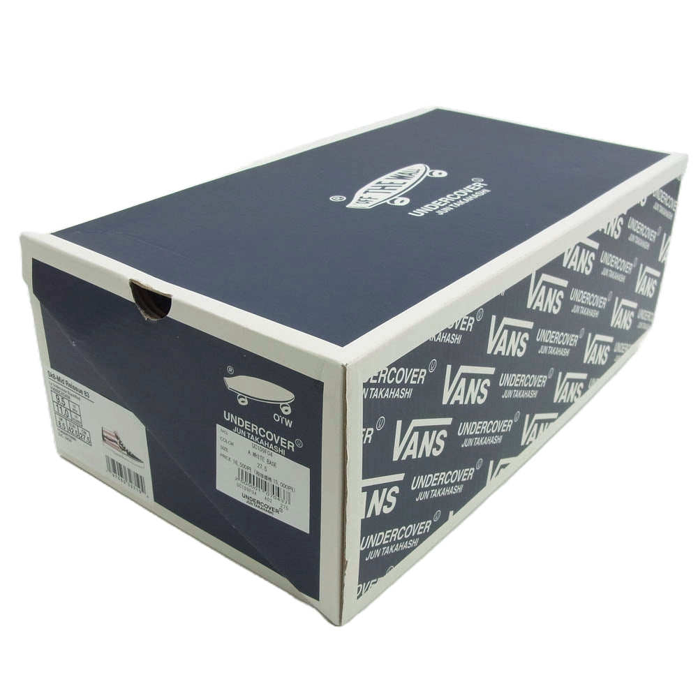 UNDERCOVER アンダーカバー UC1D9F04 OTW VANS バンズ SK8-MID ミッドカット スニーカー ブラック系 ホワイト系 レッド系 27.5cm【極上美品】【中古】