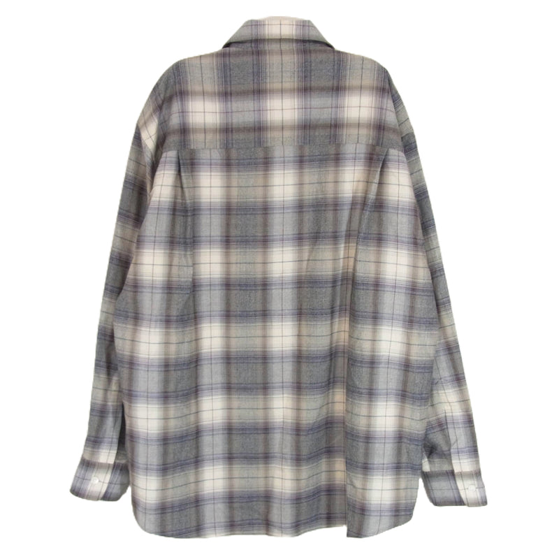AURALEE オーラリー 23AW A23AS01LC SUPER LIGHT WOOL CHECK SHIRT 