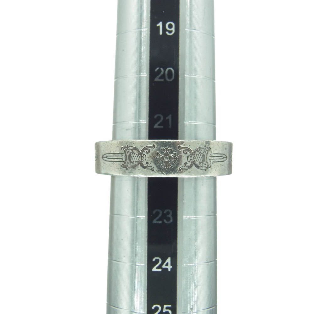CHROME HEARTS クロムハーツ(原本無) 6mm SPACER DAGGER 6mm スペーサーダガー リング シルバー系 22号【中古】