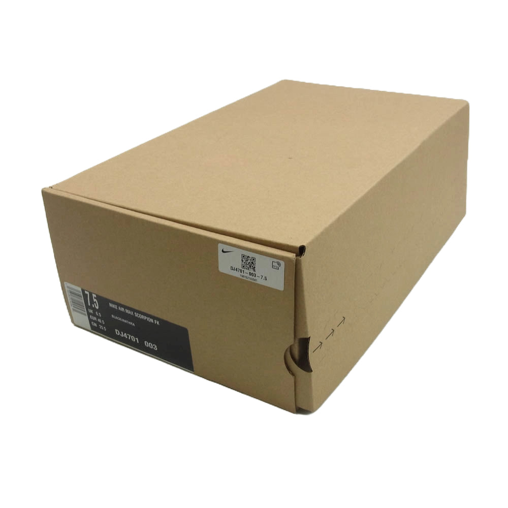 NIKE ナイキ DJ4701-003 AIR MAX SCORPION FK エアマックス スコーピオン ローカット スニーカー ブラック系 25.5cm【中古】