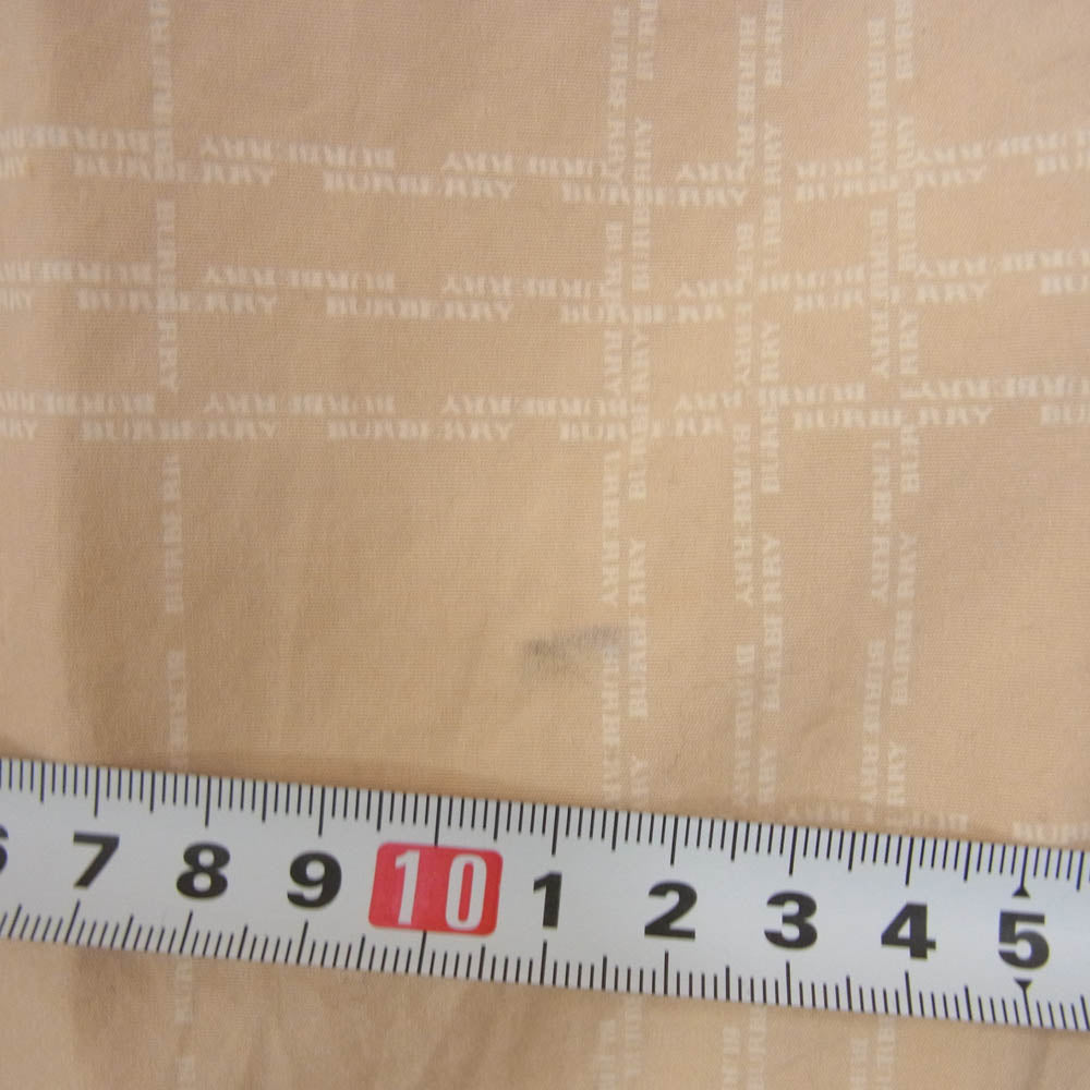 BURBERRY LONDON バーバリー ロンドン ロゴチェック柄 長袖シャツ ベージュ系 LL【中古】