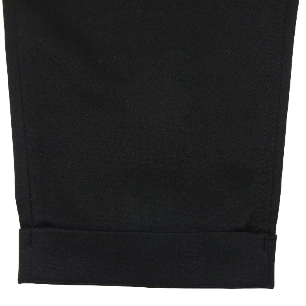 BLACK COMME des GARCONS ブラックコムデギャルソン 1K-P021 AD2012 ポリ クロップド パンツ ブラック系 L【中古】