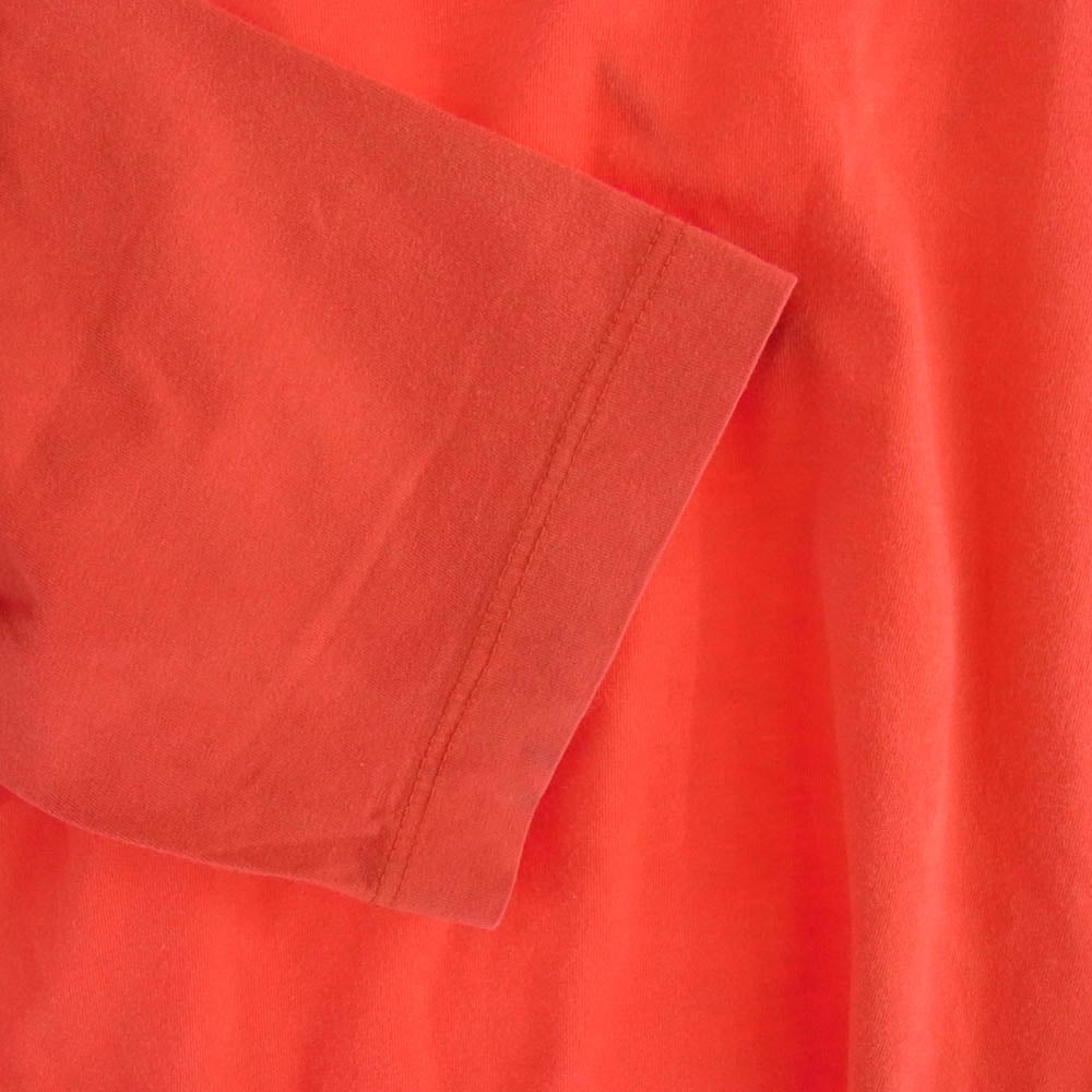 コムデギャルソンシャツ D-TK9210 クルーネック ロングスリーブ カットソー 長袖 Tシャツ レッド系 M【中古】