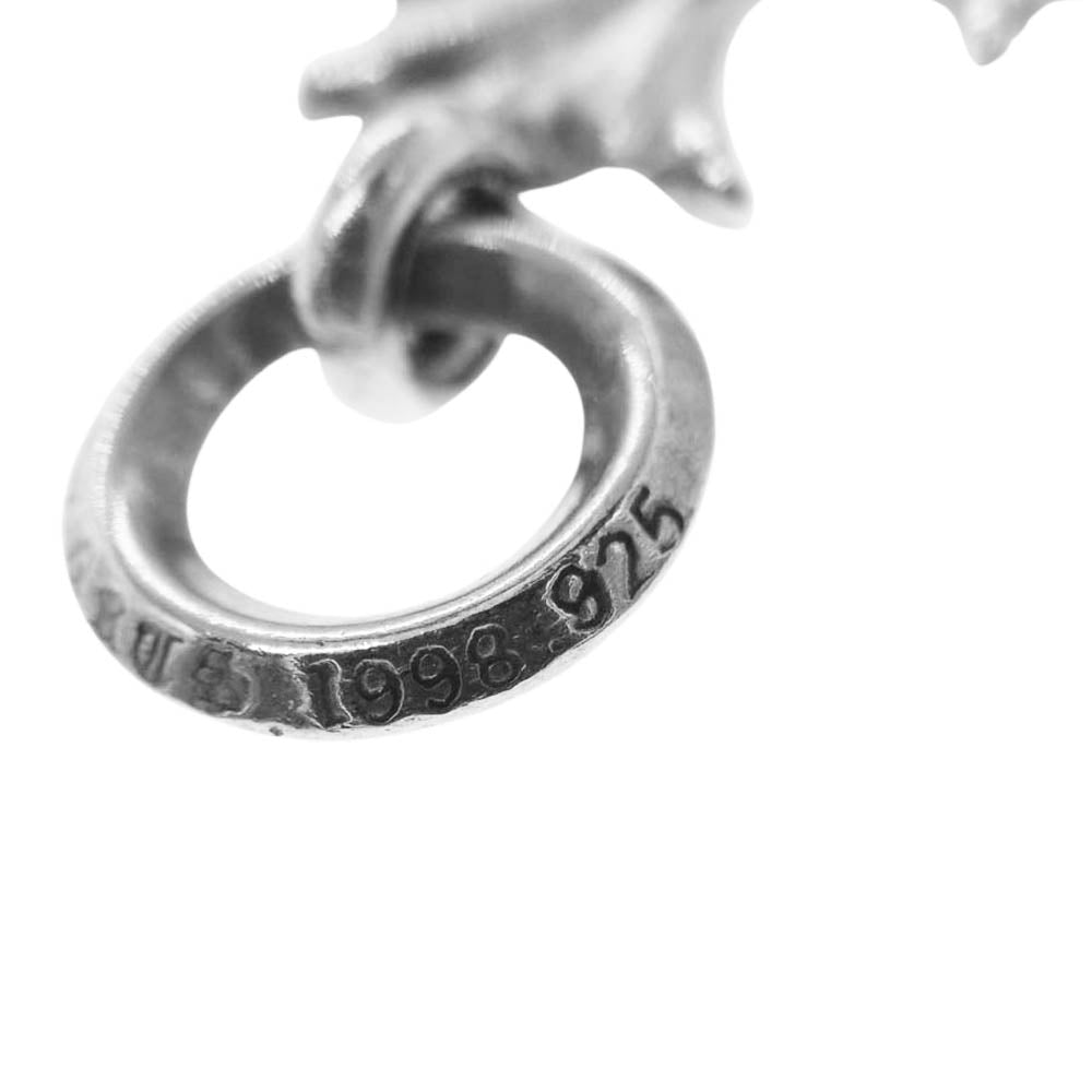 CHROME HEARTS クロムハーツ(原本無) TINY CH CROSS タイニー CH クロス チャーム【中古】